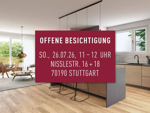 Wohnung zum Kauf - Erstbezug provisionsfrei 889.600 € 4 Zimmer 108 m² 2. Geschoss Ost Stuttgart Stuttgart-Ost 70190
