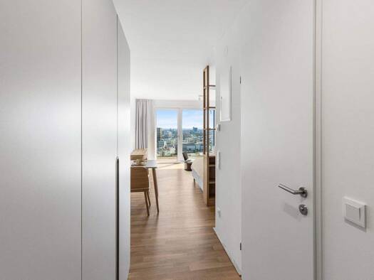 Studio zur Miete - Erstbezug 1.006 € 1 Zimmer 33,9 m² 16. Geschoss Dresdner Straße Wien 1200