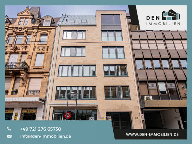 Bürofläche zur Miete - Erstbezug 5.650 € 5 Zimmer 260,2 m² Bürofläche Innenstadt-West Innenstadt - West 76133