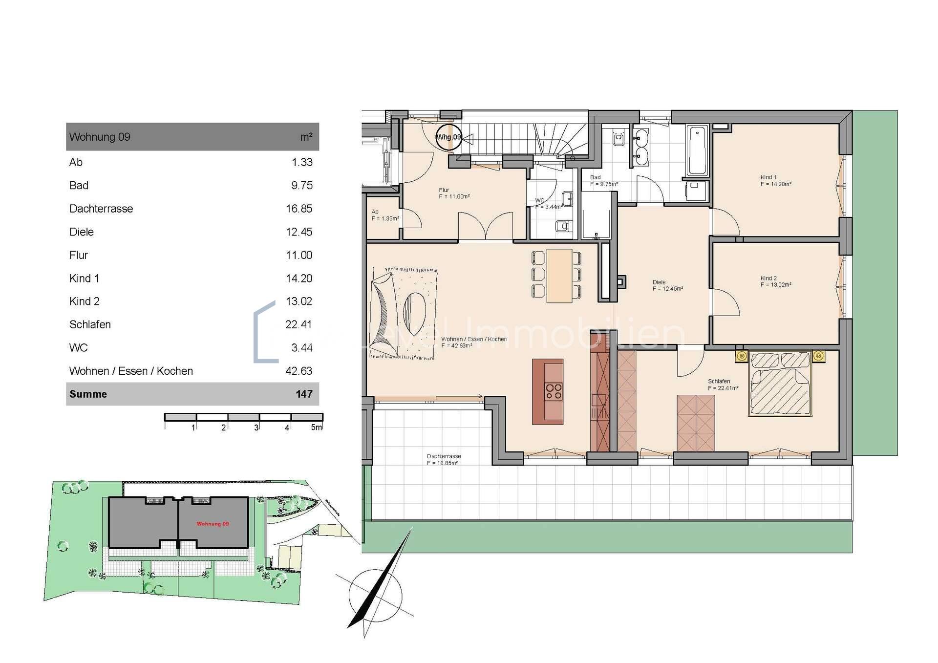 Terrassenwohnung zum Kauf provisionsfrei 799.200 € 5 Zimmer 147 m²<br/>Wohnfläche 2.<br/>Geschoss Entensee Rückersdorf 90607