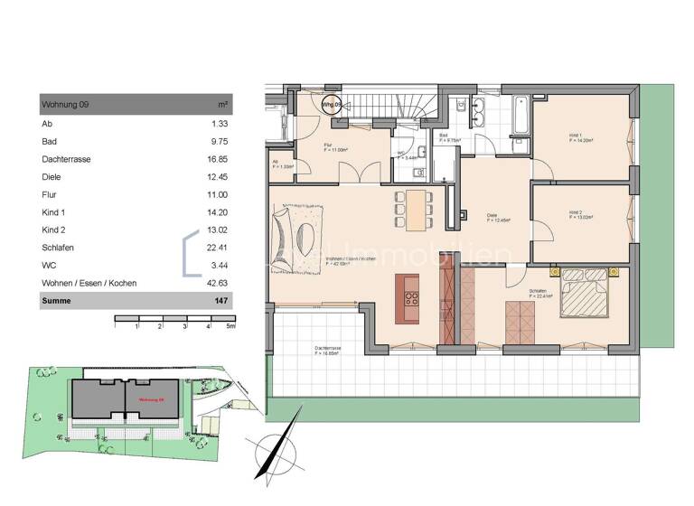 Terrassenwohnung zum Kauf provisionsfrei 799.200 € 5 Zimmer 147 m²<br/>Wohnfläche 2.<br/>Geschoss Entensee Rückersdorf 90607