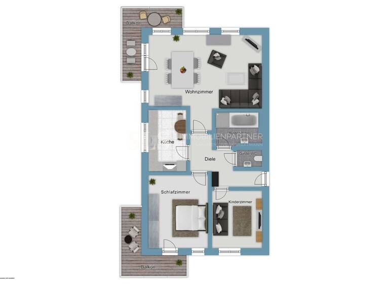 Wohnung zum Kauf 241.500 € 3 Zimmer 91,6 m² 1. Geschoss Raesfeld 46348