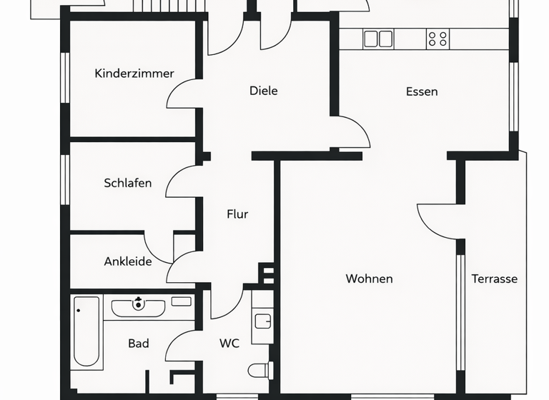 Wohnung zur Miete 1.300 € 3,5 Zimmer 133 m² frei ab 01.03.2026 Wiesenbach 69257
