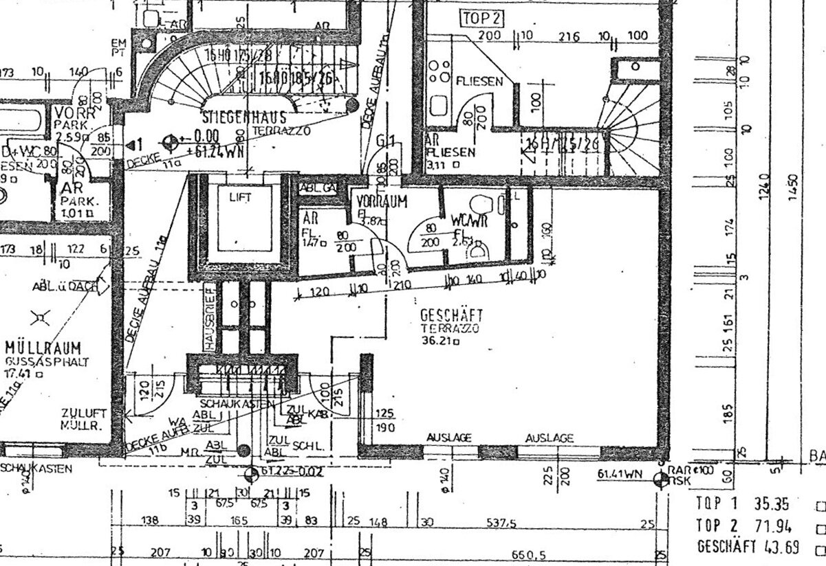 Büro-/Praxisfläche zur Miete 702 € 1 Zimmer 44 m²<br/>Bürofläche Wien(Stadt) 1150