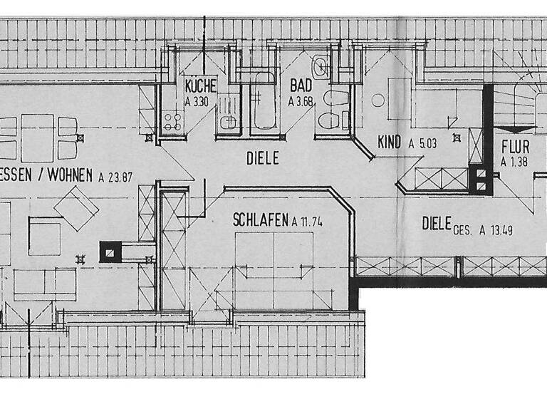 Wohnung zur Miete 520 € 2,5 Zimmer 65 m² frei ab 01.03.2026 Blumenstraße 9 Langensendelbach 91094