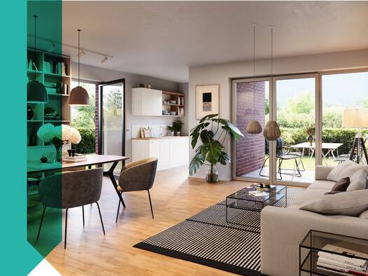 Terrassenwohnung zum Kauf - Erstbezug provisionsfrei 450.000 € 2 Zimmer 82,9 m² EG Willich Willich 47877