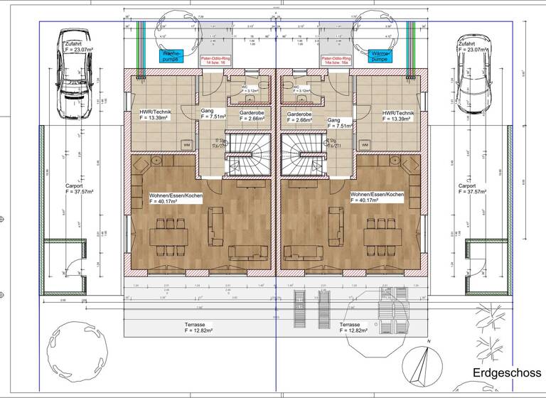 Doppelhaushälfte zur Miete 1.350 € 6 Zimmer 146 m² 360 m² Grundstück frei ab sofort Pater-Odilo-Ring 14 Hankofen Leiblfing 94339