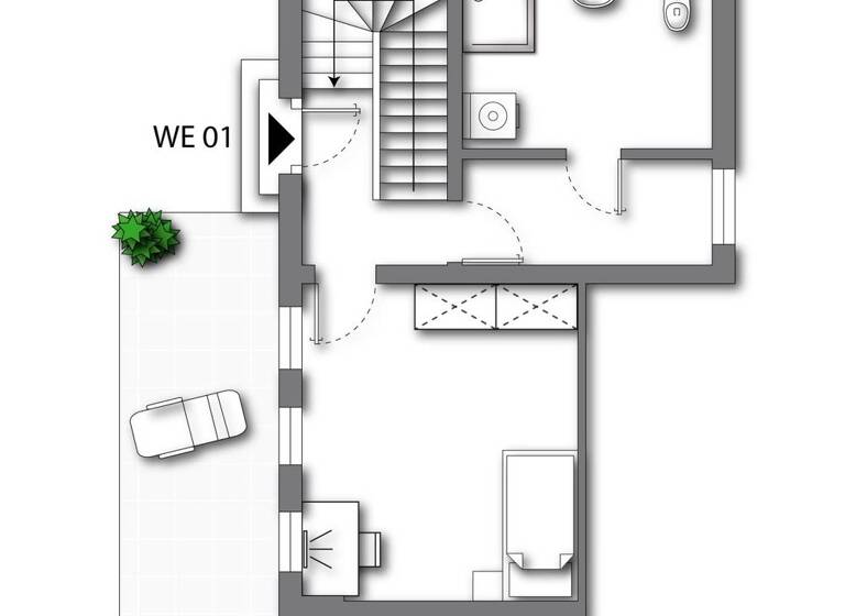 Maisonette zur Miete 980 € 3 Zimmer 88 m² EG frei ab 01.07.2026 Perach Ainring 83404
