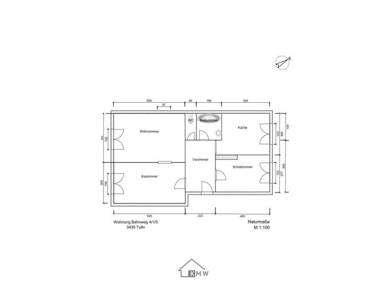 Wohnung zum Kauf 229.000 € 3 Zimmer 71,5 m² Tulln an der Donau 3430