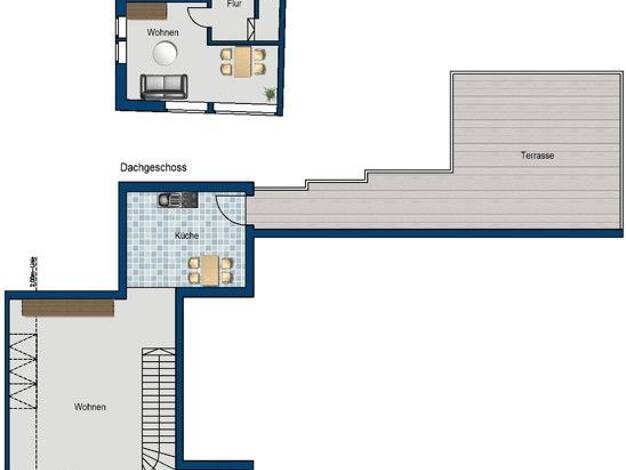 Wohnung zur Miete 894 € 3 Zimmer 96,1 m² 4. Geschoss frei ab 16.11.2026 Glauchaer Straße 75 Innenstadt Mitte 06110