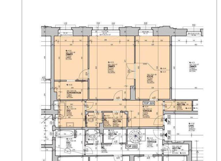 Wohnung zur Miete 664 € 3 Zimmer 86,7 m² 2. Geschoss frei ab 01.04.2026 Grabenhof Wels 4600