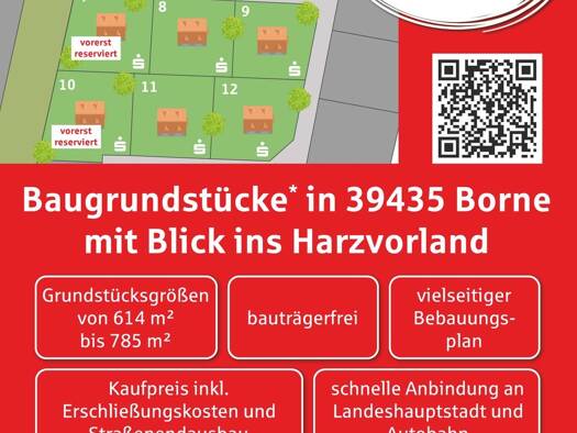 Grundstück zum Kauf provisionsfrei 89 € 614 m² Grundstück Borne 39435