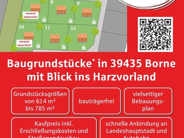 Grundstück zum Kauf provisionsfrei 89 € 614 m² Grundstück Borne 39435