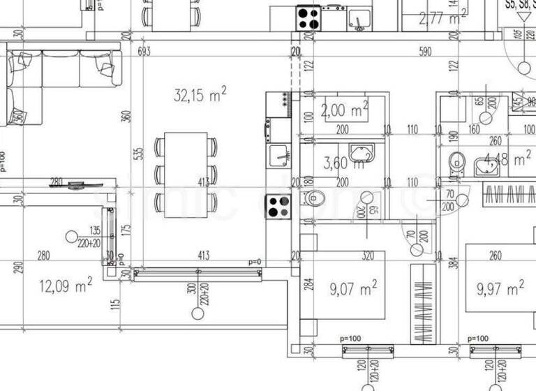 Wohnung zum Kauf 455.000 € 2 Zimmer 105 m² 3. Geschoss Okrug