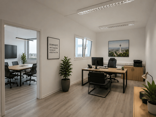 Büro zur Miete provisionsfrei 1.280 € 5 Zimmer 132 m² Bürofläche Turnerstraße 42 Schkeuditz 04435