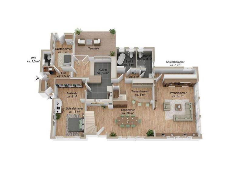 Einfamilienhaus zum Kauf 475.000 € 5 Zimmer 208 m² 3.100 m² Grundstück Wischhafen 21737