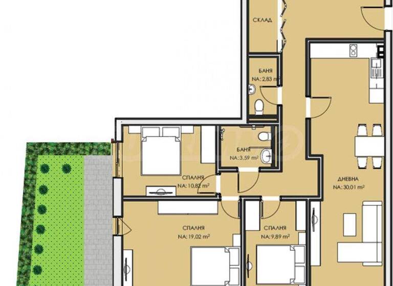 Studio zum Kauf 304.000 € 5 Zimmer 173,4 m² Sofia