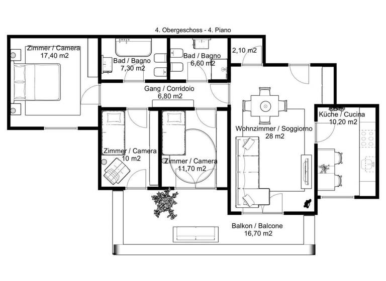 Studio zum Kauf 682.080 € 4 Zimmer 134 m² 5. Geschoss Bozen 39100