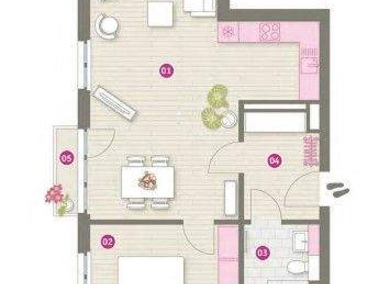 Wohnung zur Miete - Erstbezug 884 € 2 Zimmer 63,2 m² 1. Geschoss frei ab sofort Nauen 14641