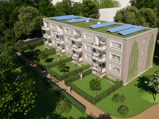 Wohnung zur Miete nur mit Wohnberechtigungsschein 581 € 3,5 Zimmer 79 m² EG frei ab 16.01.2027 Semlerstraße 7 Wanne Herne 44649