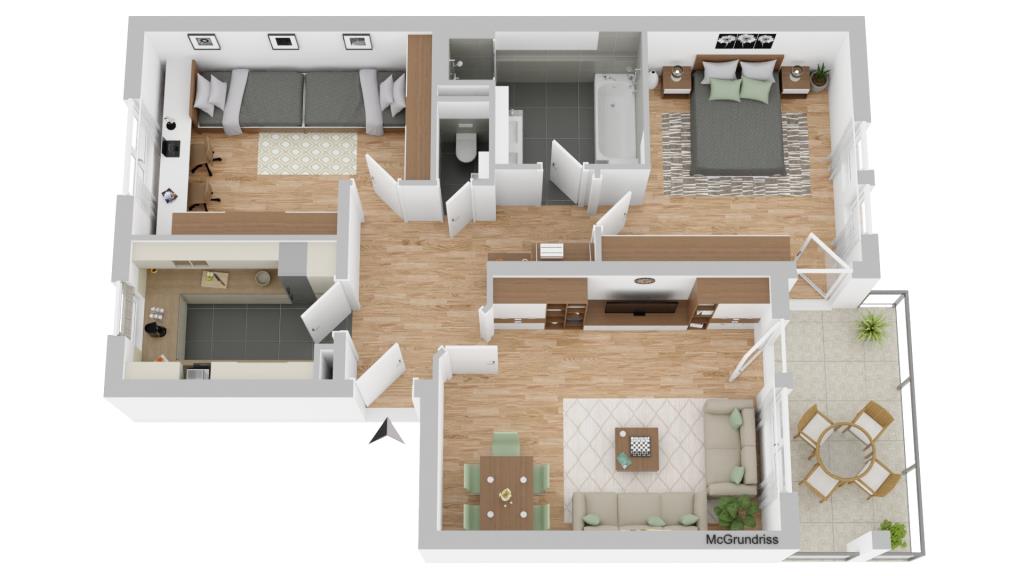 Wohnung zum Kauf provisionsfrei 191.400 € 3 Zimmer 85,8 m²<br/>Wohnfläche 1.<br/>Geschoss Haller Weg 11 Reutenen Heidenheim 89522