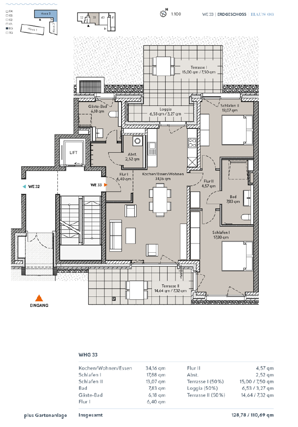 Studio zum Kauf provisionsfrei 595.000 € 3 Zimmer 110,7 m²<br/>Wohnfläche Arsten Bremen 28279