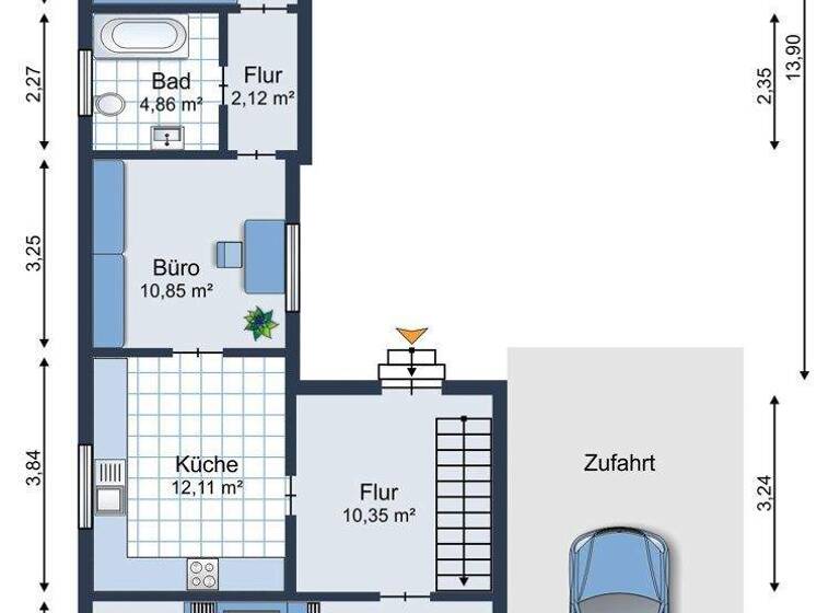 Mehrfamilienhaus zum Kauf 579.000 € 7 Zimmer 153,9 m² 369 m² Grundstück Eggenstein Eggenstein-Leopoldshafen 76344