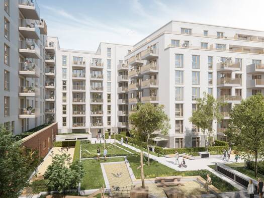 Wohnung zum Kauf - Neubau provisionsfrei 1.035.000 € 5 Zimmer 130,3 m² 6. Geschoss Billhorner Kanalstraße 52-66 Rothenburgsort Hamburg 20539