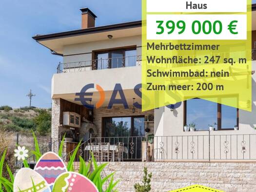Haus zum Kauf provisionsfrei 399.000 € 4 Zimmer 247 m² ulitsa "Minyorska" 46 Bourgas 8009