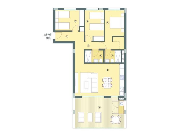 Wohnung zum Kauf - Erstbezug provisionsfrei 316.250 € 4 Zimmer 119 m² Muchamiel 03110