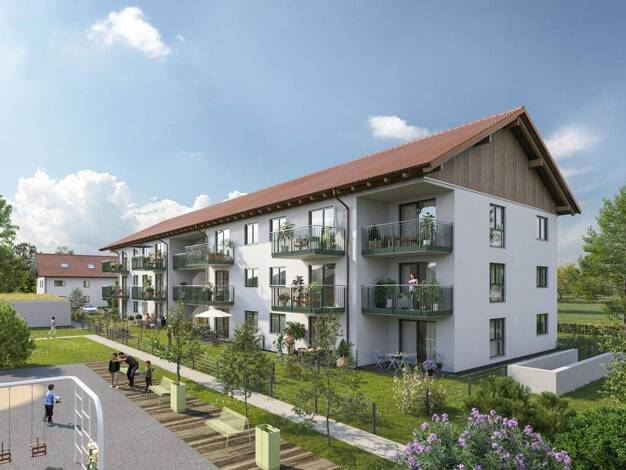 Wohnung zum Kauf - Erstbezug provisionsfrei als Kapitalanlage geeignet 324.900 € 2 Zimmer 55 m² Münchnerstraße 138 Mühldorf Mühldorf a.Inn 84453