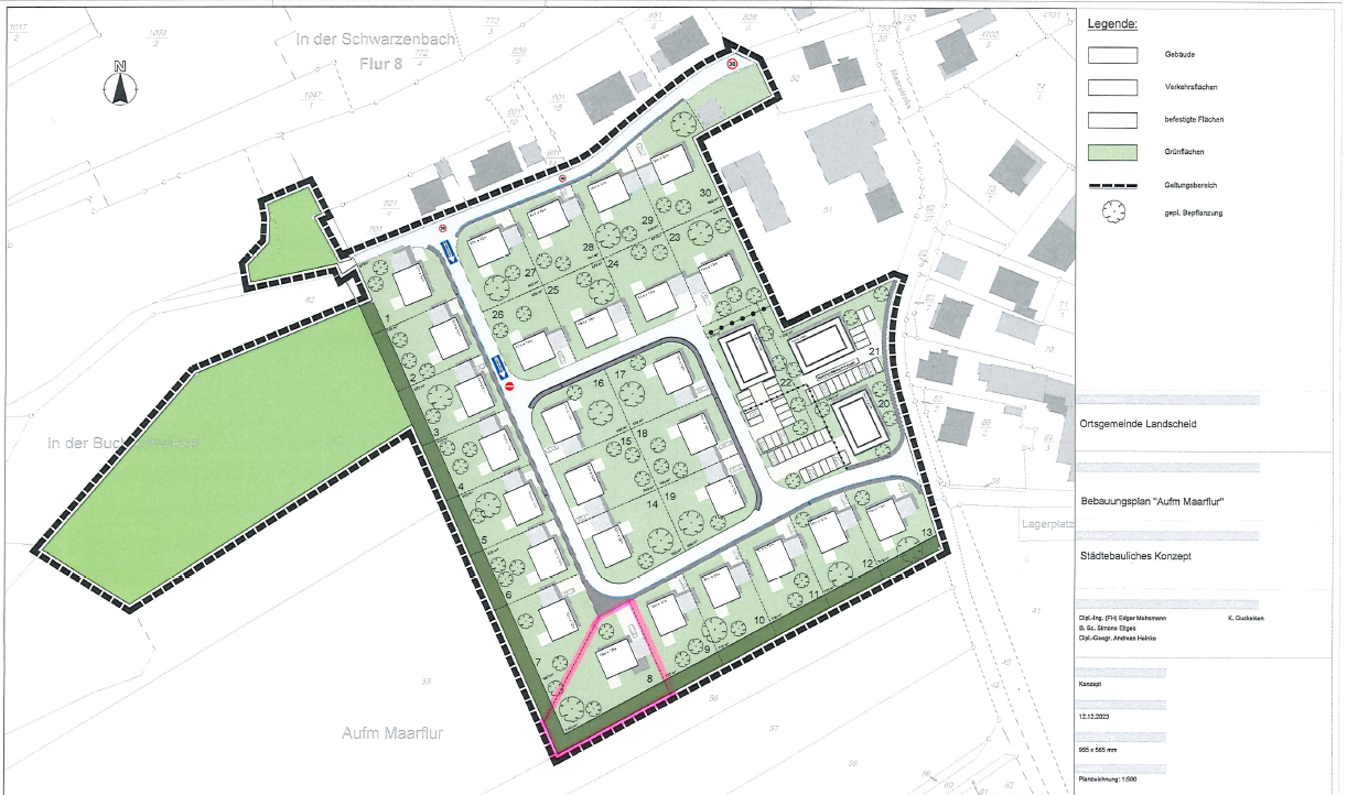 Grundstück zum Kauf provisionsfrei 224.770 € 1.183 m²<br/>Grundstück Landscheid Landscheid 54526