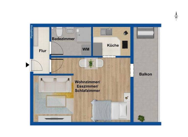 Studio zum Kauf 129.000 € 1 Zimmer 38,9 m² 8. Geschoss Ingolstadt 85057