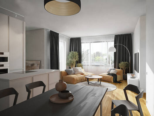 Wohnung zum Kauf - Erstbezug provisionsfrei 825.000 € 3 Zimmer 105,3 m² EG frei ab 30.06.2026 Dieburger Straße 12D Fechenheim Frankfurt am Main 60386