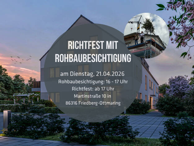 Wohnung zum Kauf 396.020 € 2 Zimmer 65,2 m² Ottmaring Friedberg / Ottmaring 86316