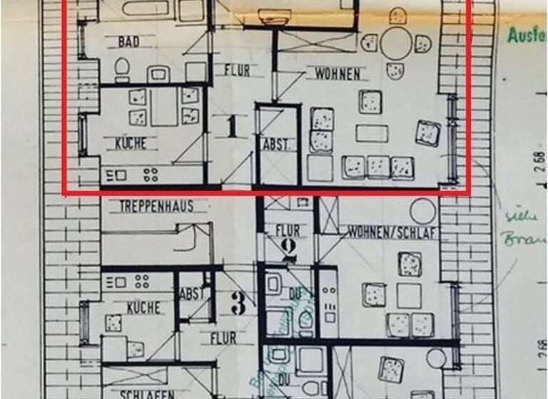 Wohnung zur Miete 470 € 2 Zimmer 63 m² 2. Geschoss frei ab 01.06.2026 Tiefer Weg 49 Ankum 49577