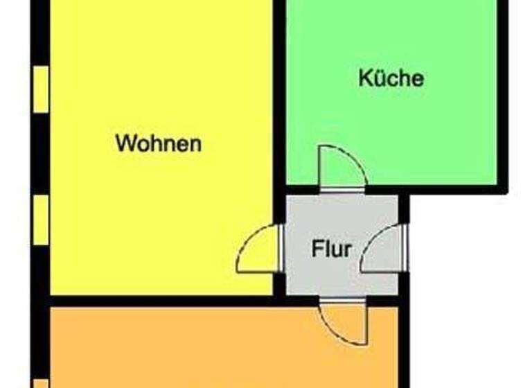 Wohnung zur Miete 310 € 2 Zimmer 47,8 m² frei ab 01.03.2026 Röderau-Bobersen Zeithain 01619