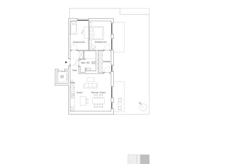 Wohnung zum Kauf provisionsfrei 908.500 € 3 Zimmer 74,6 m²<br/>Wohnfläche EG<br/>Geschoss ab sofort<br/>Verfügbarkeit Teuchertstraße 25 Trudering-Riem München 81829