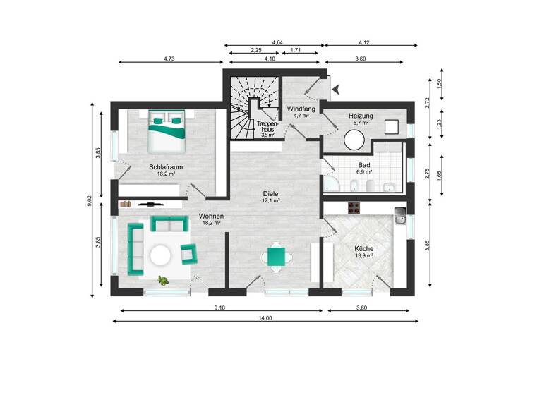 Einfamilienhaus zum Kauf 720.000 € 6 Zimmer 191 m² 600 m² Grundstück frei ab sofort Öhningen 78337