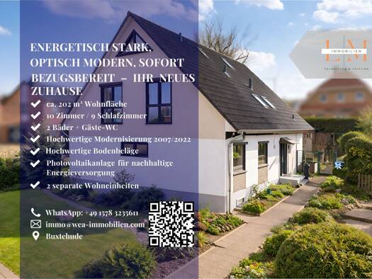 Einfamilienhaus zum Kauf 579.000 € 10 Zimmer 202 m² 699 m² Grundstück Hedendorf Buxtehude 21614