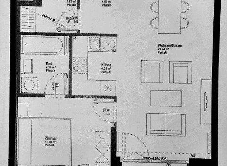 Studio zur Miete 1.237 € 2 Zimmer 54,4 m² frei ab sofort Donau-City-Straße Wien 1220