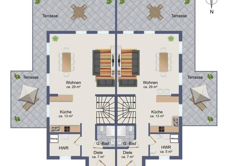 Mehrfamilienhaus zum Kauf 695.000 € 10 Zimmer 213,7 m² 1.323 m² Grundstück Vaschvitz Trent / Vaschvitz 18569