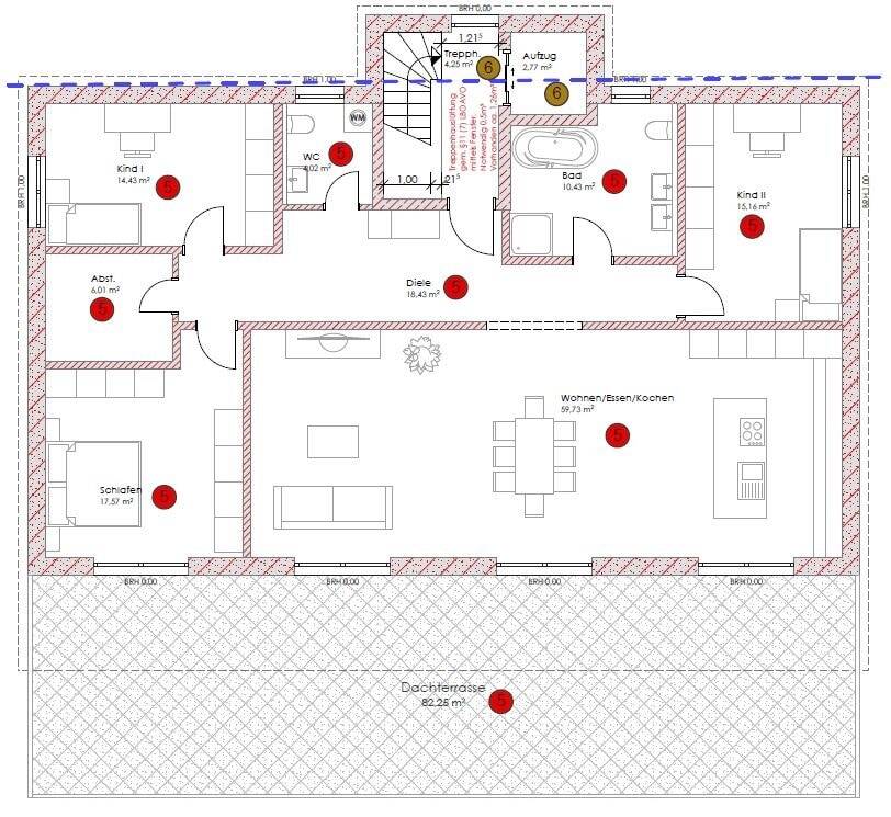 Penthouse zum Kauf provisionsfrei 760.000 € 4,5 Zimmer 183,2 m²<br/>Wohnfläche 2.<br/>Geschoss Trossingen Trossingen 78647