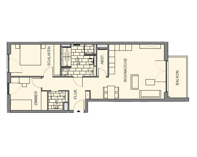 Wohnung zur Miete 1.250 € 3 Zimmer 85 m²<br/>Wohnfläche 4.<br/>Geschoss Weidenbaumsweg 91e Bergedorf Hamburg 21035