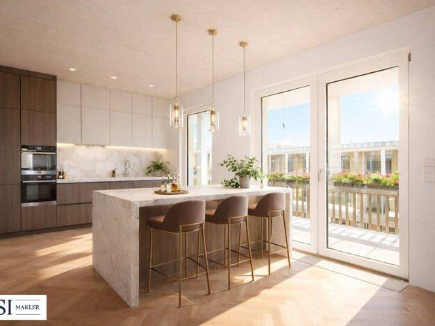 Wohnung zum Kauf - Erstbezug 1.031.000 € 4 Zimmer 99,8 m² 4. Geschoss Obere Donaustraße 23 Wien 1020