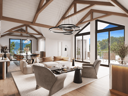 Penthouse zum Kauf - Erstbezug provisionsfrei 951.862 € 3 Zimmer 123,8 m² 2. Geschoss Gollenshausen Gstadt am Chiemsee 83257