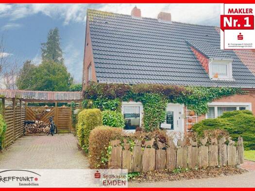 Doppelhaushälfte zum Kauf 128.000 € 6 Zimmer 150 m² 549 m² Grundstück Conrebbersweg Emden 26721