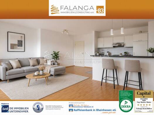 Wohnung zum Kauf 240.000 € 2 Zimmer 60 m² Mainz-Kastel Wiesbaden 55252