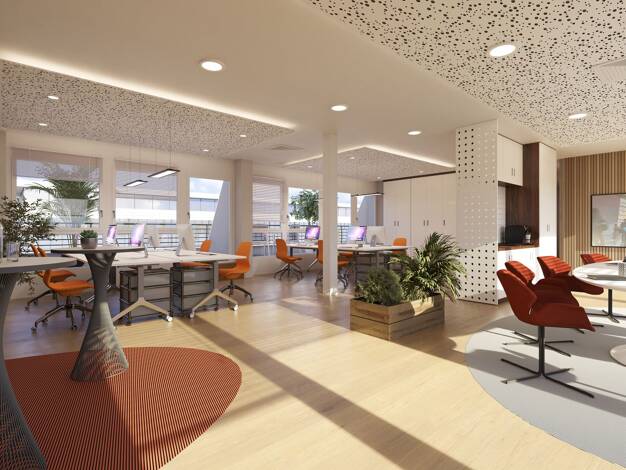 Büro zur Miete provisionsfrei 1.545 m² Bürofläche teilbar ab 290 m² Südendstraße 42 Südweststadt Südweststadt 76137
