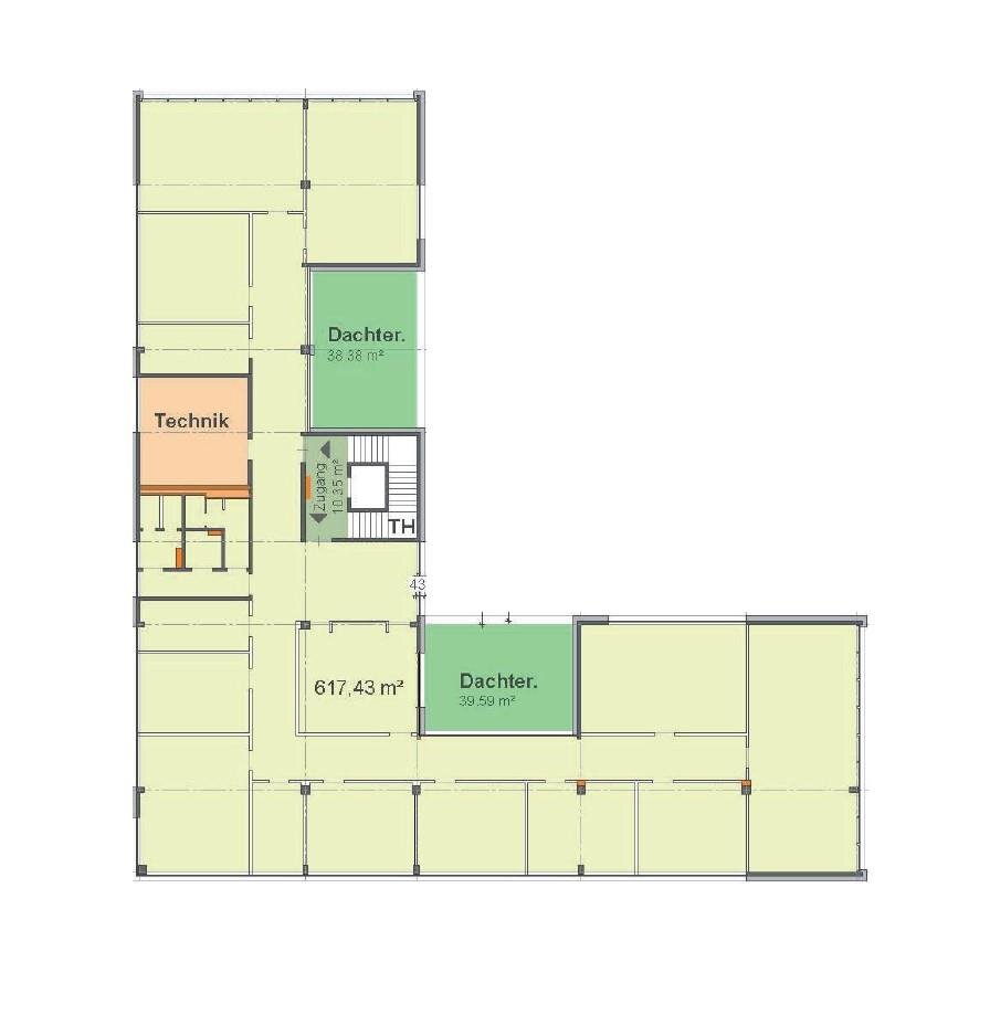 Bürogebäude zur Miete provisionsfrei 14,50 € 667 m²<br/>Bürofläche Schafhof Nürnberg 90411